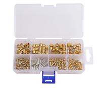 HOUSON Kit de conduite de frein en laiton | 80 pièces pour BH59/BH90, SRAM Avid, Magura | Joints haute pression + compatibles avec huile | Comprend olives + aiguilles (20 ensembles par type)