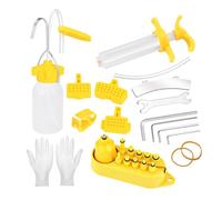 HOUSON Kit de purge de frein de vélo, kit de purge de frein à disque hydraulique, liquide de frein pour VTT, frein de vélo