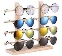 HOUSON Présentoir De Lunettes, Porte Lunettes De Soleil en Bois Créatif Support De Lunettes