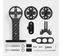 HOUSON Support d'ordinateur de vélo en fibre de carbone, support de guidon intégré pour vélos de route, compatible avec les caméras et lumières Garmin Edge, Bryton, et GoPro