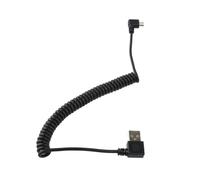 Housoutil 1.5m Câble USB Micro USB Broches Mâle vers Mâle Spiralé pour Appareils Compatibles Micro