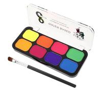 Housoutil 1 Ensemble Peinture de couleur de visage enfants coloré Se maquiller festival lavable pigment de fête fournitures de maquillage kits de peinture de visage peinture à base d'eau