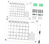 Housoutil 1 Ensemble Tableau de Messages Effaçable Transparent Acrylique Accessoire Pratique pour Maison École et Bureau pour Notes Listes de Tâches et Création de Souvenirs