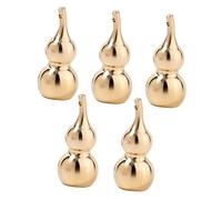 Housoutil 1 Jeu Pendentifs Laiton Gourde Diy Pendentifs De Clé Feng Shui Pour Bénédiction Décoration Et Pratique 5 Pièces