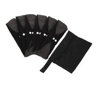 Housoutil 1 Lot de Serviettes Hygiéniques Lavables et Serviettes Menstruelles Réutilisables en Fibre Confortable et Charbon de Bambou pour Femmes Pendant la Période Post-accouchement
