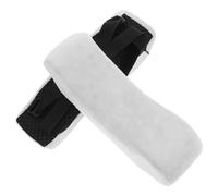 Housoutil 1 Paire Oreiller en mousse à mémoire président de bureau Tamps à bras de chaise de bureau Fixation de support de coude pour chaise de bureau coussinets d'accoudoir polyester Gris