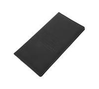 Housoutil 1 Pièce Porte Cartes PU Pratique pour Documents et Identités Housse de Protection Noire pour Cartes Bancaires et Assurance Design Compartiments Multiples