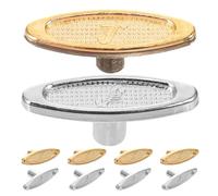 Housoutil 10 Clés de Remontage Métal pour Boîte à Musique, Mécanismes de Rechange DIY, Lot de 10 Pièces Clés Dorées et Argentées 10 Mm, Accessoires pour Jouets Tournants et Décorations