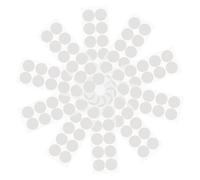 Housoutil 10 feuilles Double-sided Adhesive Dots For Crepe Paper Flowers Removable Sticky Putty Lightweight Reusable Circle Tape Dots For Wedding And Event Decorations Pack Of