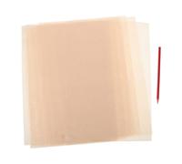 Housoutil 10 Feuilles Haute Résistance Pliage Sous-glaçure pour Céramique Beige Compatible Divers Matériaux, pour Artistiques et Céramiques