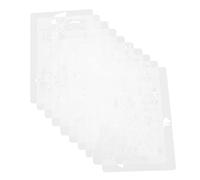 Housoutil 10 Feuilles Pochoirs Réutilisables à Motifs Floraux pour Dessin Diy Modèles de Peinture Pratiques et Durables pour Projets Créatifs et Artisanat