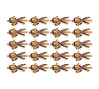 Housoutil 10 Pièces Broches Croix Commémoratives Métal pour Invités Épingles de Revers Chrétiennes pour Jour du Souvenir Badge de Mémoire Accessoire de Prière et Élégant