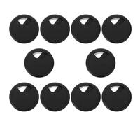 Housoutil 10 Pièces Cache-Trou de Câble en Abs Noir pour Bureau, Œillets de Cordon Pratiques et Minimalistes pour Gestion des Câbles la Maison Bureau