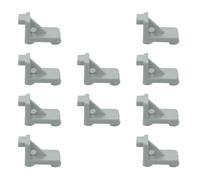 Housoutil 10 Pièces Clip pour Étagère de Réfrigérateur, Robuste | Installation Facile, Format Compact et Réglable, pour Unité Frigorifique, Congélateur, Usage Domestique ou Commercial