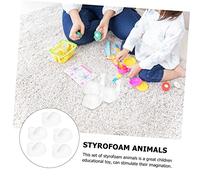 Housoutil 10 Pièces Lot de Figurines Baleines Non Peintes pour Modélisme Animalier et Activités Garçon Fille