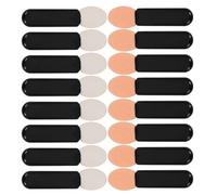 Housoutil 100 Mini Pinceaux à Paupières Noirs Applicateurs Estompeurs Multifonctions en Matière Synthétique Douce Ensemble Compact pour Maquillage Précis Quotidien pour Fards à
