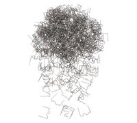 Housoutil 100 pièces Agrafes de Soudure Plastique Forme de Vague pour Réparation Pare-chocs Voiture Bâtons Haute Résistance pour Machine à Souder Plastique DIY