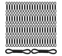 Housoutil 100 Pièces Bandes Élastiques Correctrices pour Pattes Écartées de Poussins en Plastique et Caoutchouc, du Développement Sain des Jambes, Kit de Soins pour Petites Volailles