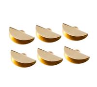Housoutil 100 pièces Clips Demi-lune Cuivre Doré Fermoirs Éventail pour Sacs Accessoires de Décoration Robustes et Durables Adaptés Couture Artisanat
