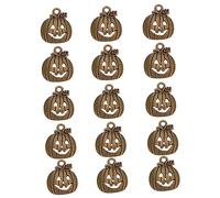 Housoutil 100 pièces Pendentifs Citrouille DIY Vintage Alliage pour Bracelets Bijoux Accessoires Halloween Thanksgiving Décorations