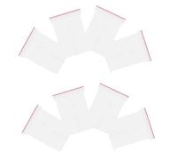 Housoutil 100 Pièces Sachets en Plastique Transparents Auto-scellants Zip, 9x13 Cm, Forte Étanchéité, Réutilisables pour Rangement et Organisation en Entrepôt