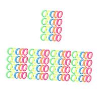 Housoutil 100 rouleaux Lot Ruban Adhésif Transparent et Fluorescent pour Lecture Notes Colorées Surligneur Étanche Onglets Autocollants pour École et Bureau
