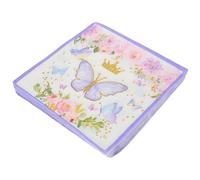 Housoutil 100 Serviettes en Papier à Motifs Imprimés Décoratives pour Fête, Absorption D'eau Renforcée, pour Anniversaire et Communion