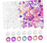 Housoutil 1000pièces Perles Réactives Aux UV Qui Changent De Couleur Au Soleil pour Fabrication De Bijoux Et Activités De Bricolage Vrac Couleur Aléatoire