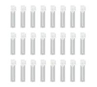 Housoutil 100pcs Mini Bouteilles en Verre Rechargeables de 1 Ml pour Échantillons de Parfum, et Réutilisables, Voyage