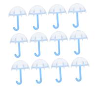 Housoutil 12 Pièces Boite de bonbons Mariage avec veille boîtes de faveur claires garçon caisses plastique rangement malette rangement plastique coffre- du festival porte- Blue