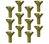 Housoutil 12 Supports de Brûleur à Reflux en Métal Plateaux pour Cônes de Parfum, pour Cérémonies et Ambiance Parfumée