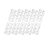 Housoutil 120 Pièces Planche de Présentation D'ongles en Plastique Rectangulaire Stable Base Plate, Portable pour Séances de Manucure et Entraînement DIY