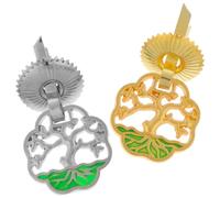Housoutil 12pcs Boutons de Tiroir Médaillon Arbre de Vie en Alliage de Zinc, Poignées Décoratives Vintage à Installation Facile pour Salons et Cuisines