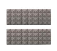 Housoutil 12pièces Panneaux Acoustiques Pyramidaux Anti-bruit Isolation Phonique Mousse Insonorisante pour Studio Enregistrement Home Theater
