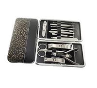 Housoutil 12pièces Set De Manucure Et Pédicure Acier Inoxydable Avec Motif Végétal Trousse De Toilettage Complet Pour Ongles