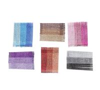 Housoutil 144 Pièces Épingles à Cheveux Multicolores Brillantes en Métal | Finition Pailletée, Format Compact et Léger, pour Coiffures de Fête ou Tenues du Quotidien