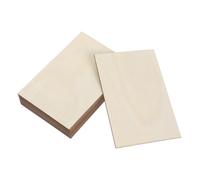 Housoutil 15 Pièces Basswood Unfinished Wood Sheets Rectangular Diy Craft Boards For Painting School Projects And Home Art Activities