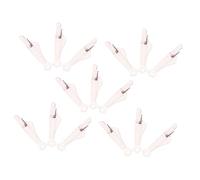 Housoutil 15 Pièces enfile-Aiguille Aiguilles amélioré Simple enfilage Micro Crochets enfileurs pour la Couture fixateur de vêtements enfile-Fils Machine à Coudre à la Main Abdos Rose