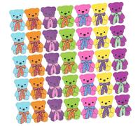 Housoutil 150 Pièces Boutons Décoratifs Ours Colorés pour Couture Vêtements Sacs DIY Artisanat Accessoires Pratiques pour Manteaux Chemises et Jeans