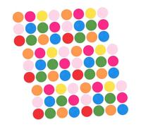 Housoutil 150 pièces Jetons Bois Ronds Disques Lisses et Solides pour Apprentissage Mathématique Garçon Fille Matériel Pédagogique Sûr