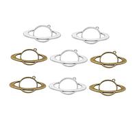 Housoutil 16 Pièces Cadre de Pendentif Creux Diy de Charms Alliage pour Bronze