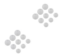 Housoutil 18 Pcs Moule Silicone Sphérique pour Résine Époxy DIY Silicone Flexible Non Collant Modèles Balle Mini pour Bijoux et Artisanat