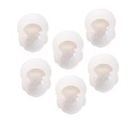 Housoutil 18 Pcs Moules Silicone Têtes de Crâne Souples pour Moules Artisanaux Uniques pour Bijoux DIY Matériau Silicone Flexible et
