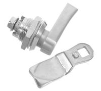 Housoutil 1ensemble Serrure à Came Acier Inoxydable pour Boîte à Outils et Armoire Électrique Verrou de Poignée Rotative Robuste Fonctionnement Rapide et Sécurité Renforcée pour Usage