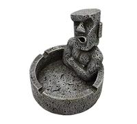 Housoutil 1pc île de Pâques Moai Stone Statue Creative Cendrier Cendrier rétro Décoration Fumeur