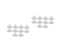 Housoutil 2 Ensembles Bandeau Accessoires Pour Cheveux Découvertes De Charme De La Couronne Breloques En Forme De Couronne Embellissements Diy Décor De Vêtements Alliage 10 Pièces * 2