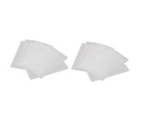 Housoutil 2 Ensembles Étui Transparent Silicone Dull Polish pour Titulaire De Carte Identité Bus 50 Pièces * 2