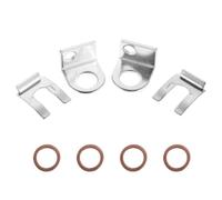Housoutil 2 Ensembles Kit de Clip de Conduite de Frein en Acier Inoxydable