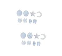 Housoutil 2 Ensembles Moules À Attrape Silikon Ensemble Pour Création Diy Époxy Moulage Décoratif De Pendentifs Muraux Pour Artisanat Et Décorations Personnalisées 8 Pièces * 2