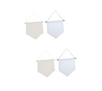 Housoutil 2 Ensembles Pendentif D'affichage De Broche Clé Toile D'affichage Des Broches Bannière Murale Simple Drapeau À Épingle Suspendu Petit Badge Revers Polyester Coton 2 Pièces * 2